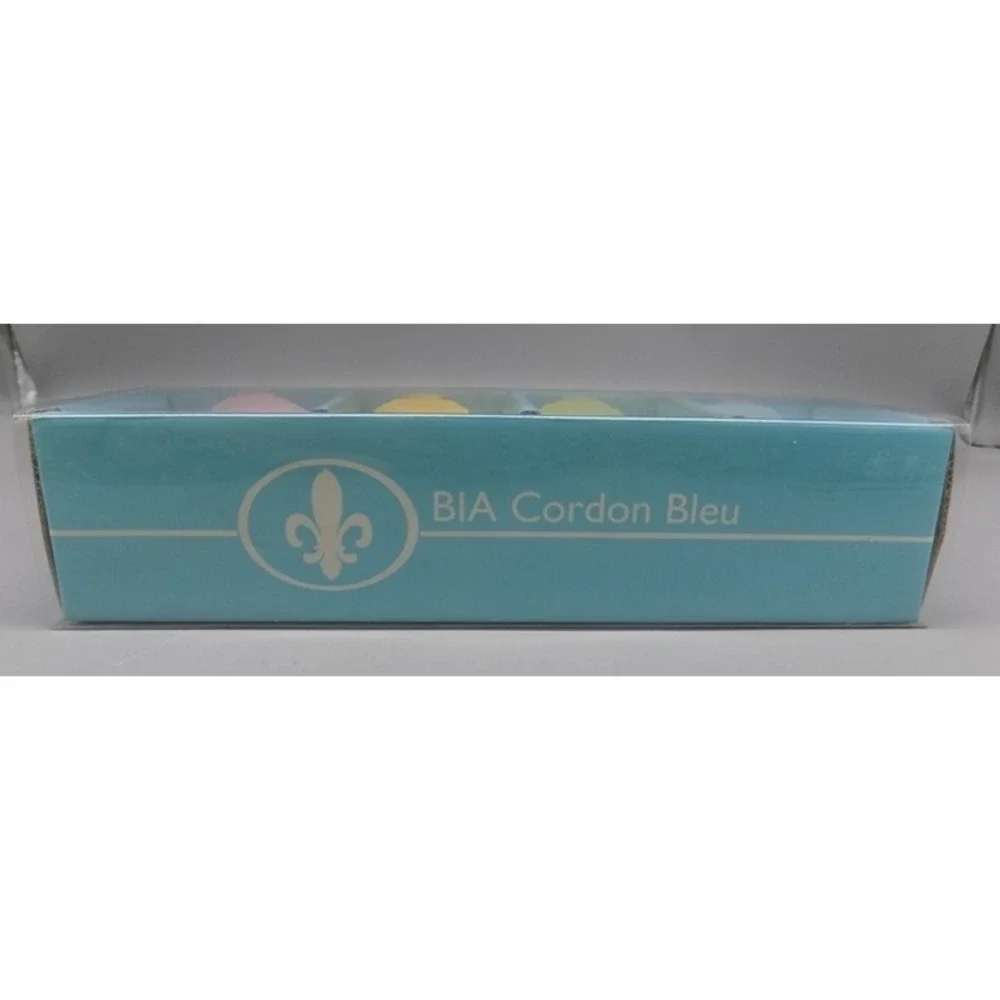 New BIA Cordon Bleu Ceramic Egg Cups Pastel Colors Mint in Box Easter